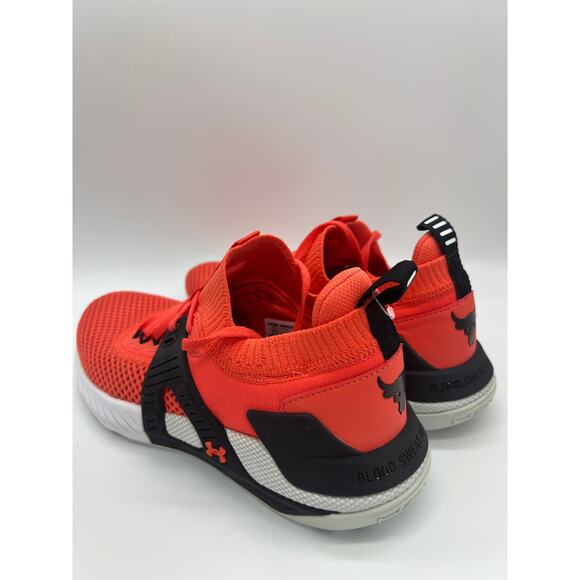 Under Armour Project Rock 4 Shoes Venom Red 3023696-602 Women's Size 10 - Picture 11 of 16